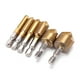 thumbnail image 5 of Juego de 6 brocas avellanadas con vástago hexagonal para metal, 90 grados, 6 mm a 19 mm, accesorio para herramienta de chaflán, 5 of 12