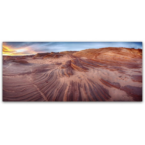 Trademark Fine Art "The Great Wall" Canvas Art by Moises Levy