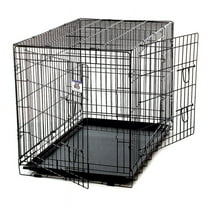 Pet Lodge® Wire Dog Crate | Small Pet Carrier | Easy to Clean | Multi-Functional Pet Crate | Double Door Crate | Great for Pets Up to 100lbs | X-Large