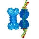thumbnail image 1 of Juguetes Masticables Petstages Mini Orka Azul Paquete de Hueso y Mancuernas para Perros, 1 of 5