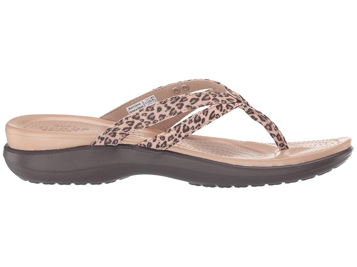 crocs capri leopard