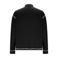 thumbnail image 4 of Yourumao Waffle Knit Henley Shirts for Men Button Up Lapel Collar Pullover Casual Solid Long Sleeve Sweaters with Pocket, 4 of 7