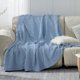thumbnail image 5 of Manta Bedsure Cooling de algodón con forma de gofre, tamaño queen, color azul cielo, 5 of 7