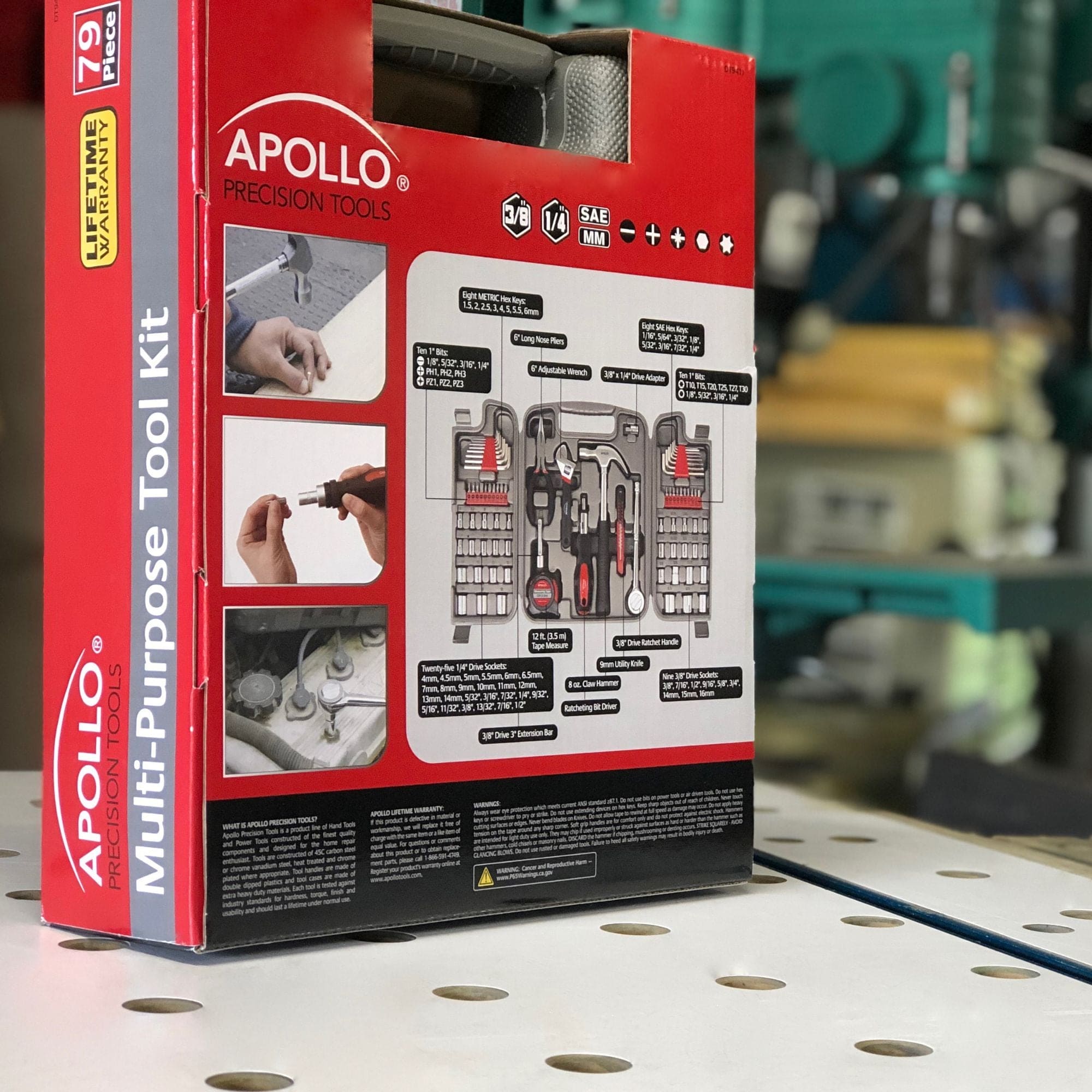 Apollo Tools 79-Piece Multi-Purpose Tool Kit photo 6
