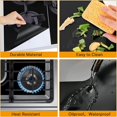 thumbnail image 4 of Gas Stove Burner Covers Universal Gas Stove Protectors, 5 Holes Protectors Reusable Heat Resistance Gas Range Non-Stick Washable Stove Top Protectors Liners Fast Clean Kitchen Cooking, 4 of 8