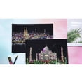 thumbnail image 5 of Colorful Metropolitan Night Scene Scratch Painting Kit Adult Paint by Scratch Artwork Set Type 6, 5 of 9