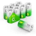 thumbnail image 1 of GP Pilas C LR14 1.5V – Paquete de 8 | Energía Duradera, Rendimiento Excepcional | Baterías C para Linternas, Juguetes, Radios y Más, 1 of 5