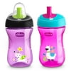 Chicco Sport Spout Trainer Sippy Cup Pink/Purple, 9m+ 9oz (2pk)