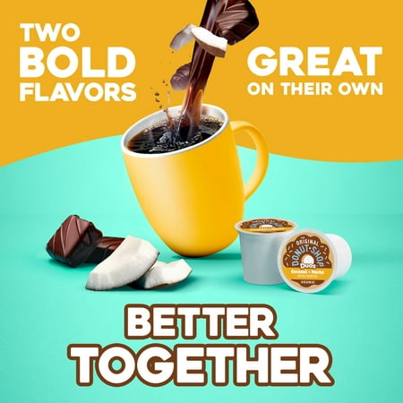 The Original Donut Shop - Duos Coconut + Mocha K-Cup Pods, 24 Count