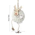 thumbnail image 3 of Adornos navideños Adorno para árbol de Navidad hecho de madera Adecuado para colgar muñecos de nieve de edad avanzada en habitaciones Salas de estar Exhibición Decoración para árbol de Navidad Decorac, 3 of 6