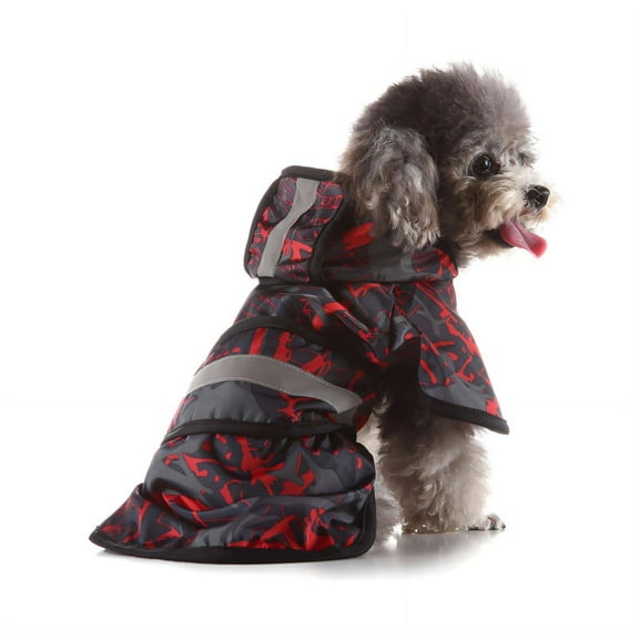 TELOLY Dog Raincoat,Adjustable Fit Dog Coats,Perfect Comt Design Dog Rain Coat,Xs