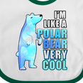 thumbnail image 4 of Inktastic Funny Polar Bear Boys or Girls Baby Bib, 4 of 4