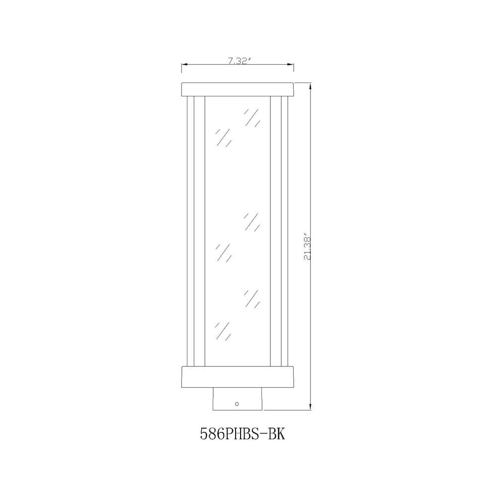 Z-Lite 1 Light Outdoor Post Mount Fixture