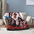 thumbnail image 6 of Kristen Stewart Blanket Flannel Soft Throw Blankets for Bedroom Livingroom Sofa Home 40""X30"", Black, 6 of 6