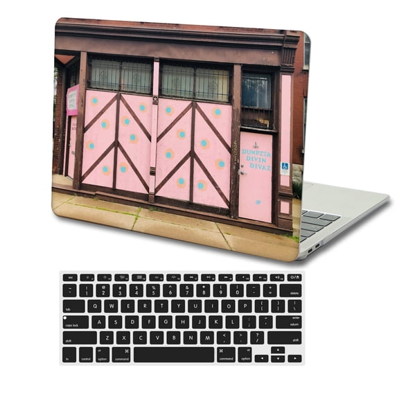 KSK KAISHEK Only Compatible Old MacBook Pro 15" Case 2012/2013/2014/2015 Release Model A1398, Plastic Hard Shell + Black Keyboard Cover, Pink series 0327