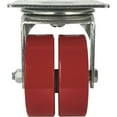 thumbnail image 6 of Strongway 6in. Swivel Heavy-Duty Dual-Wheel Caster, 2200-Lb. Capacity, Polyurethane Wheels/Steel Core, 6 of 9