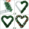 thumbnail image 3 of Heart Wreath Form, 14 Inch Wire Wreath Frame,Floral Garden Metal Bee Wreath Frame, Bunny Wreath Form, DIY Garland Easter Eggs Ornaments Accessories (Bee+Heart), 3 of 11
