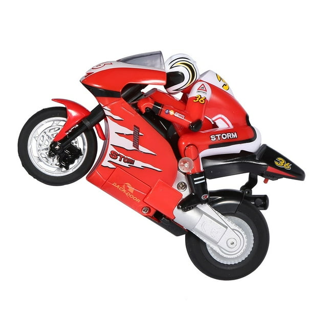 Red toy motorbike hotsell