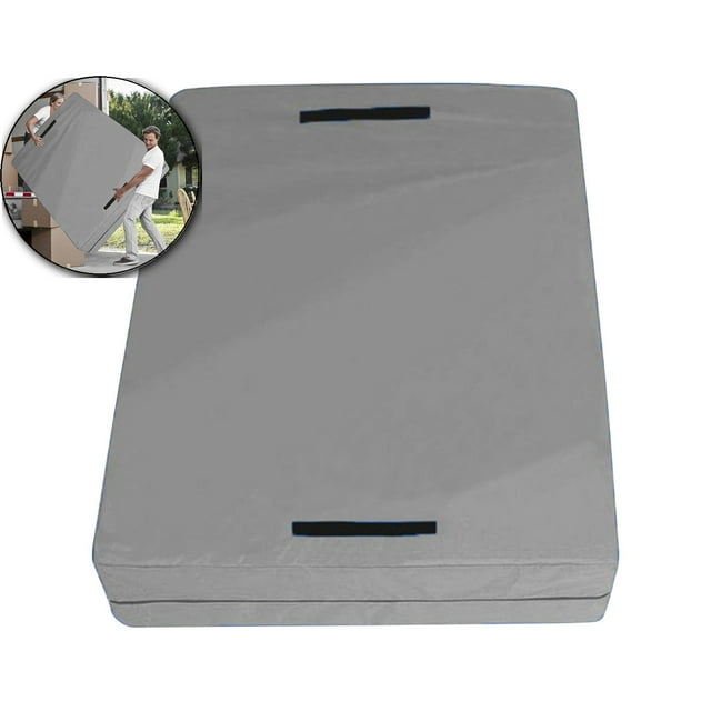 Dvruxg Sac pour Matelas Robuste, Housse de Rangement en Bâche Réutilisable, Manchon de Transport Facile pour Déménagement à la Maison