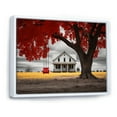 thumbnail image 2 of Designart "Farmhouse Red And Grey euphony III" Farm Floater Framed Wall Decor, 2 of 7