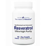 Resveratrol, Ultra-pure Pharmaceutical Grade 300mg, 60-Day Supply
