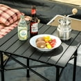 thumbnail image 5 of RedSwing Roll Up Camping Tables that Fold Up Lightweight, Portable Folding Small Metal Camping Tables for Outdoors Grill BBQ Picnic Beach, 20x20inchs, 5 of 9