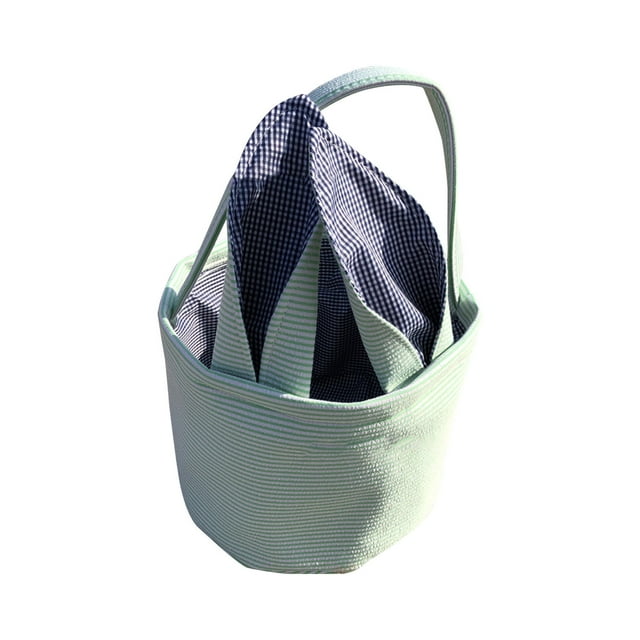 Binwennn Boxes Clothes Large Storage Boxes with Lids Cute Easter Rabbit Cloth Candy Eggs Buckets Party Decoration For Kids
