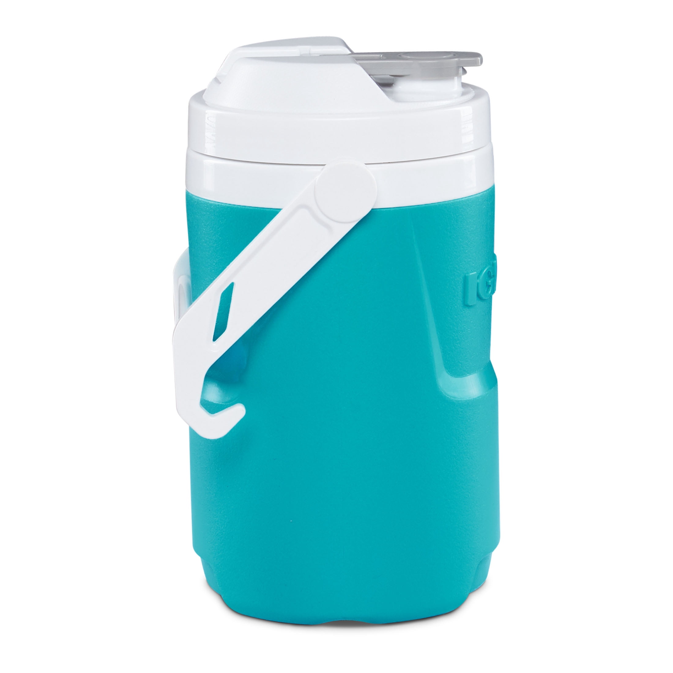 Igloo 1/2 Gallon Sports Beverage Plastic Jug with Hooks, Aqua