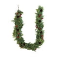 thumbnail image 2 of Generic Christmas Garland - 10FT Pine Garland with Red Berries Snow Pine Cones for Indoor Outdoor Christmas Decorations, 2 of 7
