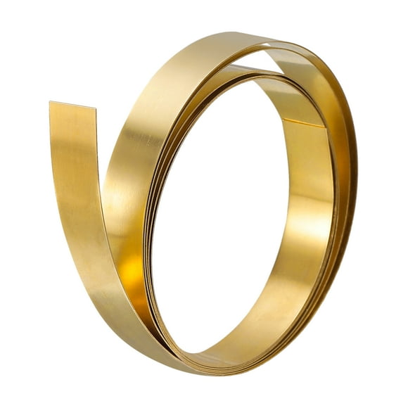 Unique Bargains Brass Sheet Roll, Metal Foil Plate 3000mm x 10mm x 0.1mm