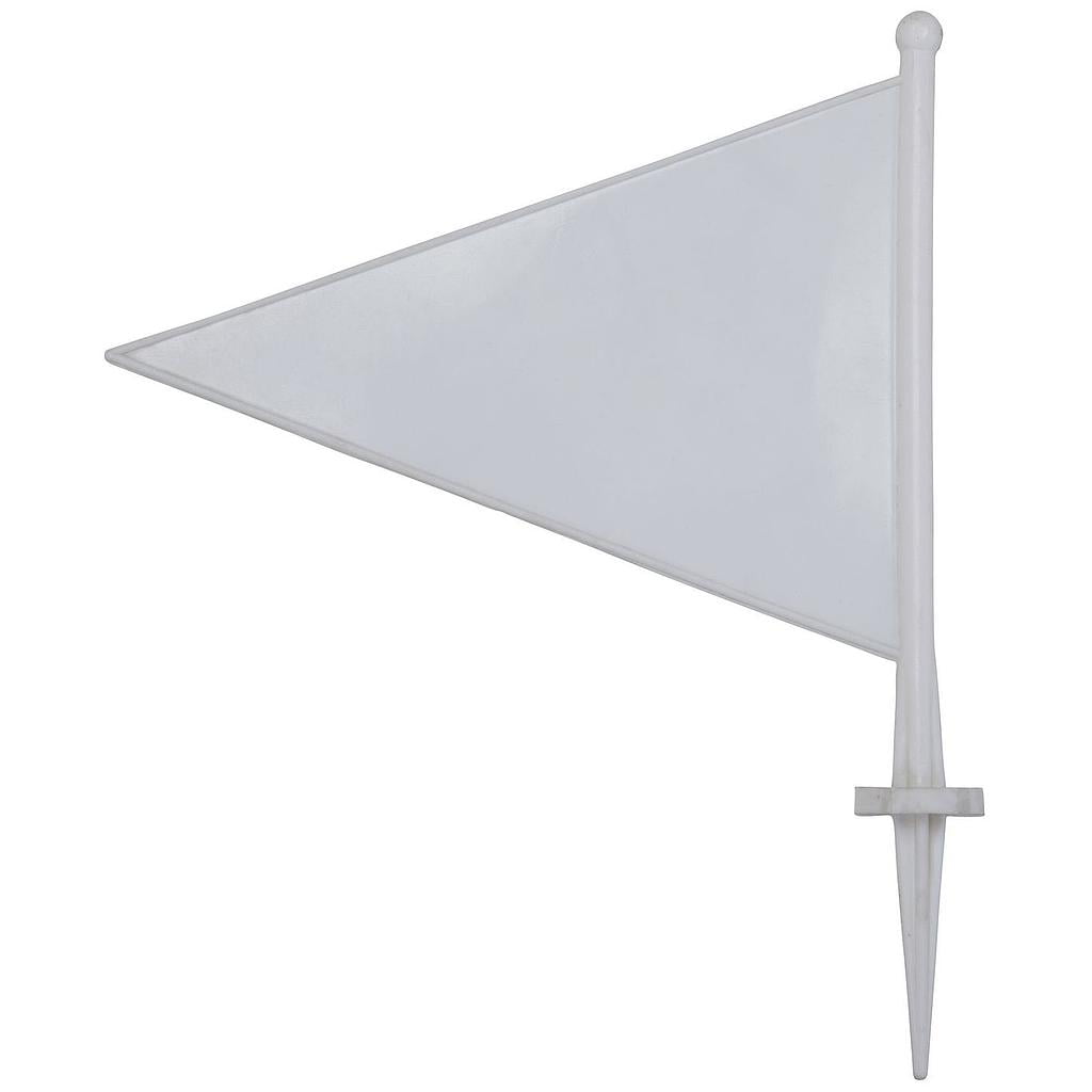 Cricket Sports Training Equipment Boundary Marker Flags Deal Pack Of 25 White 