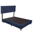 thumbnail image 3 of Box Base Cama Matrimonial + Cabecera Bilbao Azul, 3 of 7