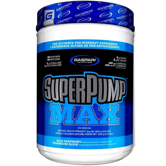 GASPARI Super Pump Max (Blue Rasberry - 640 gr)