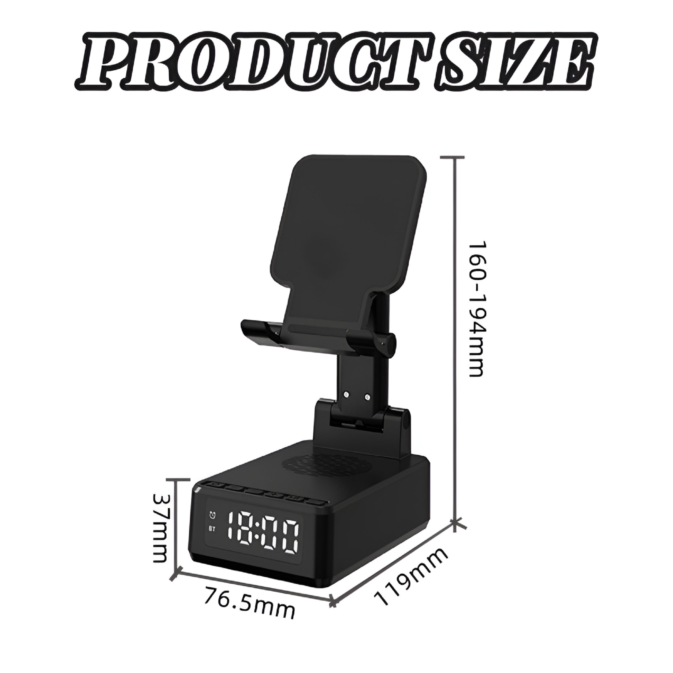 GJX Cell Phone Stand with Wireless Speaker,Gifts for Husband,Anniversary Birthday Gift,Cool Tech Gadgets for Dad,Women,Teen,Boy,Girl