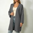 thumbnail image 6 of Fall and Winter Cardigan Sweaters for Women Oversized Loose Knit Sweater Jacket Long Sleeved Top, 6 of 8