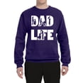 thumbnail image 2 of Wild Bobby,Dad Life Kids Father Husband Best Dad Gift, Father's Day, Unisex Crewneck Graphic Sweatshirt, Purple, Small, 2 of 3