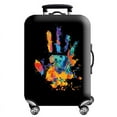 thumbnail image 3 of Funda protectora de equipaje con diseño de mapa del mundo, elástica y gruesa, con cremallera, para maletas de 18 a 32 pulgadas, fundas para carrito, accesorios de viaje, 3 of 5