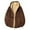 Coffee, variant on Zip Up Hoodie Men Warm Sherpa Fleece Lined Hooded Sweatshirt Jackets (Coffee XXL)