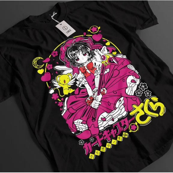 RARE Cardcaptor Sakura Shirt Li Syaoran Tshirt Tomoyo T-Shirt Touya Yukito Anime Tee