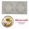thumbnail image 4 of Tapete de encaje Fondant pastel molde flor pastel de silicona herramienta de decoración (LFM132) Ehuebsd Libre de BPA, 4 of 8