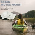 thumbnail image 4 of Greenadscape 2Pack Motor Fixed Bracket Rectangular Grey Plastic for Canoes and Fishing Boats 10x4cm, 4 of 7