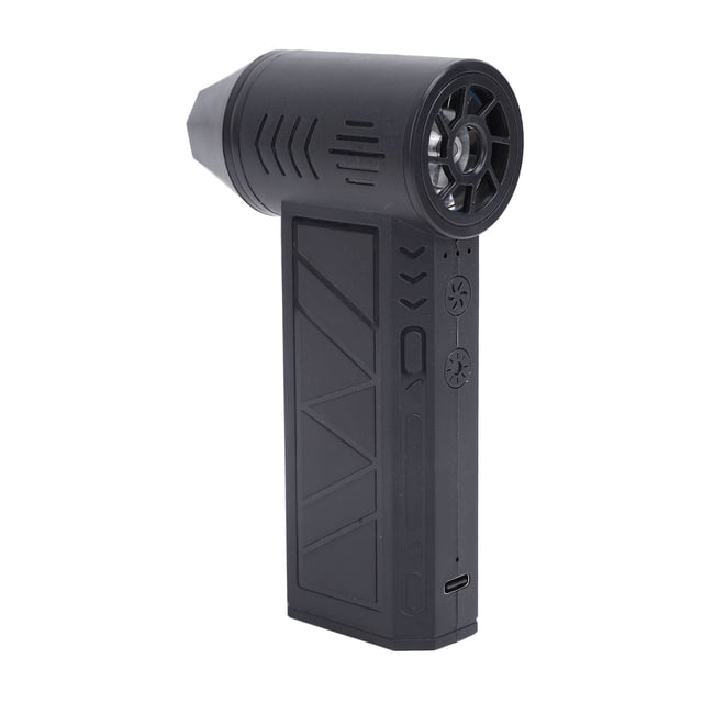 Ventilador De Turbina De Mano, Plumero De Aire Eléctrico Con Un Botón De Arranque, Batería De 5000 MAh De Alta Eficiencia Para Secado, Enfriamiento Y Soplado