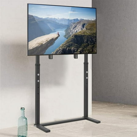 Wisfor 32-100" TV Floor Stand Portable LED LCD HD Flat TV Mount Bracket, Height Adjustable