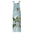 thumbnail image 5 of LSLJS Femmes Dames Imprimé Été Sans Manches Dos Nu Ample Long Combinaisons Barboteuses Combinaison, One Piece Combinaisons Cadeaux pour Femmes, 5 of 5