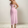thumbnail image 5 of Womens Nightgowns & Sleepshirts Solid Color Sleeveless high slit Women's Sleepwear, 5 of 6