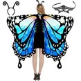 thumbnail image 1 of Yingyy AssortedColor Butterfly Wing Costume Set set. for Out Inner Butterfly With Vibrant And Lightweight Shawl, 1 of 6