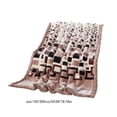 thumbnail image 3 of COM1950s Raschel Blanket, Super Soft Fleece Blanket, Double Layer Warm and Cozy Blanket for Bed Couch Sofa, Luxurious Thick Fuzzy Throw for All Seasons, 59"x79", 3 of 7