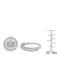 thumbnail image 3 of Dazzlingrock Collection 1.25 Carat (ctw) 18K Princess & Round Diamond Ladies Wedding Ring 1 1/4 CT, White Gold, Size 9, 3 of 5