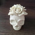 thumbnail image 4 of Handmade Human for Head Skeleton Silicone Mold 3D Rose Flower Skull Candle Resin Casting Mold UV Crystal Epoxy Resin Mol, 4 of 4