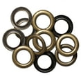 thumbnail image 2 of Unique Creativ Grommets – 11 mm, Antique Gold, No‑Sew, 15 pcs, 2 of 2